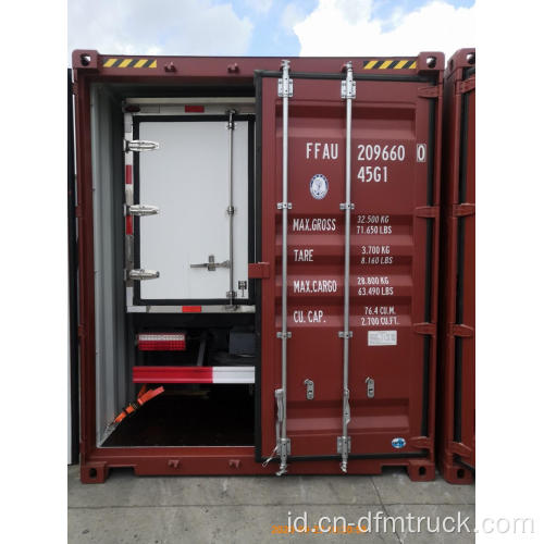 Truk kulkas Dongfeng 3 ton